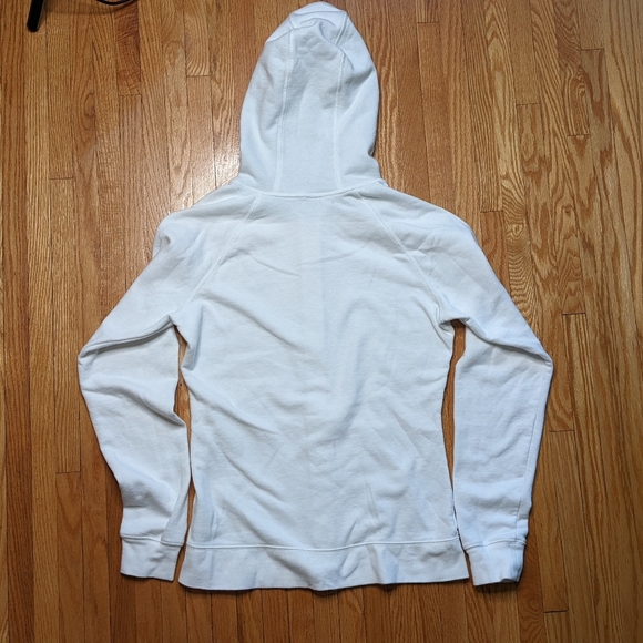 The North Face White Hoodie Full Zipper  White Woman's Medium Sweater - Picture 7 of 14